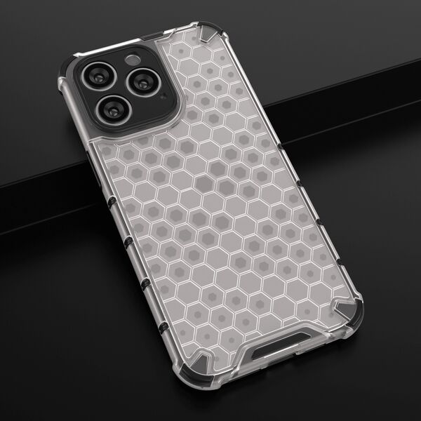 Hurtel Honeycomb etui iPhone 14 Pro pancerny hybrydowy pokrowiec przezroczyste 12522948 9145576266168