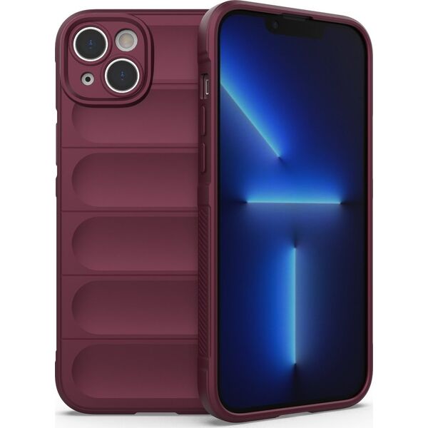 Hurtel Magic Shield Case etui do iPhone 14 Plus elastyczny pancerny pokrowiec burgundowy 12522968 9145576266328