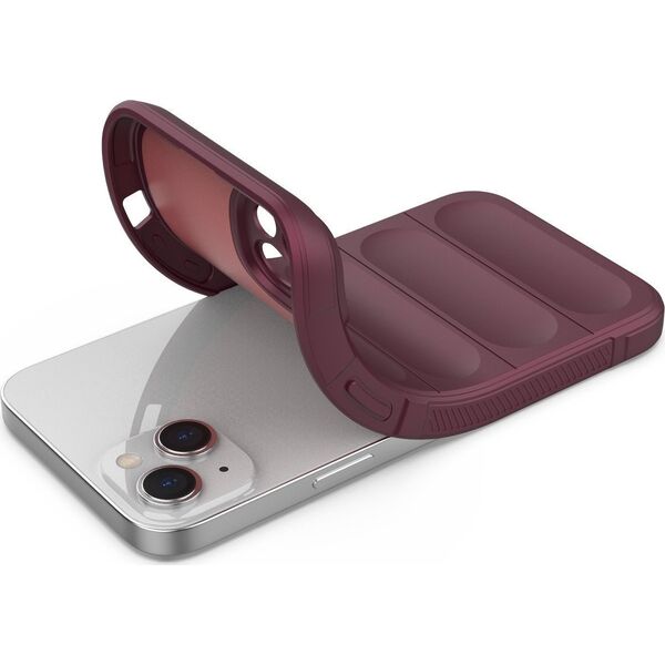 Hurtel Magic Shield Case etui do iPhone 14 Plus elastyczny pancerny pokrowiec burgundowy 12522968 9145576266328