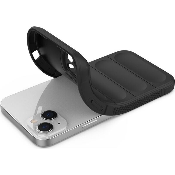 Hurtel Magic Shield Case etui do iPhone 14 Plus elastyczny pancerny pokrowiec czarny 12522970 9145576266304