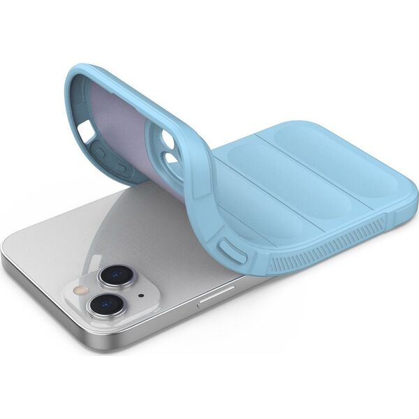 Hurtel Magic Shield Case etui do iPhone 14 Plus elastyczny pancerny pokrowiec jasnoniebieski 12522979 9145576266342