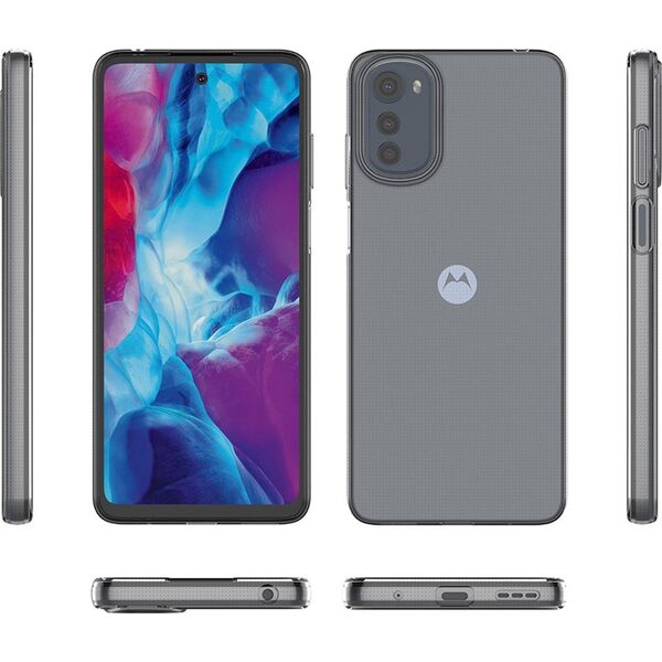 Hurtel Ultra Clear 0.5mm etui Motorola Moto E32 cienki pokrowiec przezroczyste 12523021 9145576266465