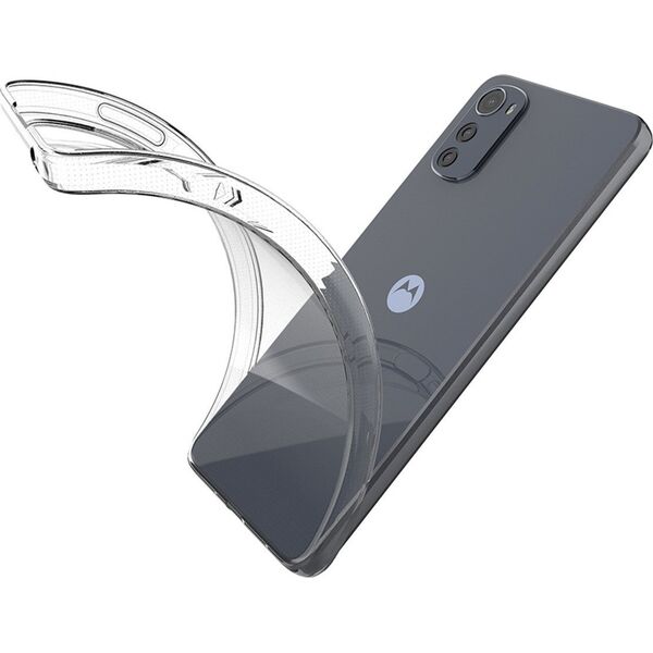 Hurtel Ultra Clear 0.5mm etui Motorola Moto E32 cienki pokrowiec przezroczyste 12523021 9145576266465