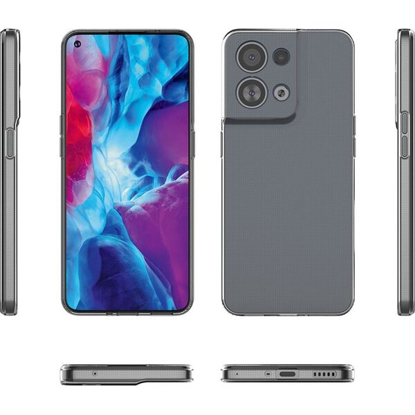 Hurtel Ultra Clear 0.5mm etui Oppo Reno 8 Pro cienki pokrowiec przezroczyste 12523031 9145576266502