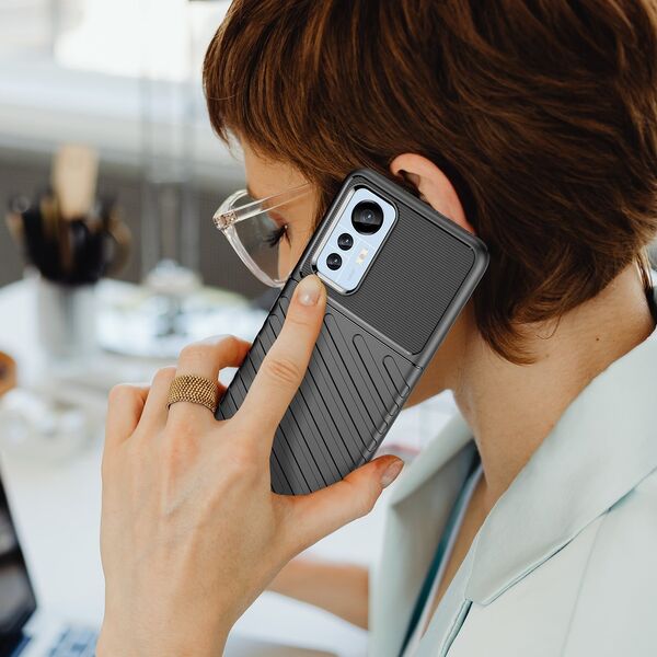 Hurtel Thunder Case etui Xiaomi 12 Lite silikonowy pancerny pokrowiec czarne 12523064 9145576267714