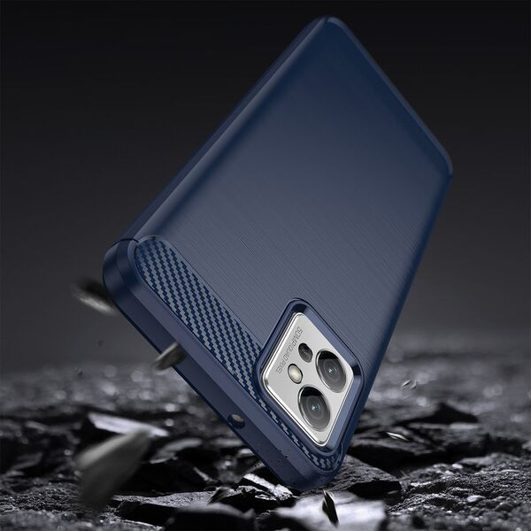 Hurtel Carbon Case etui Realme C31 elastyczny silikonowy karbonowy pokrowiec czarne 12523100 9145576267622
