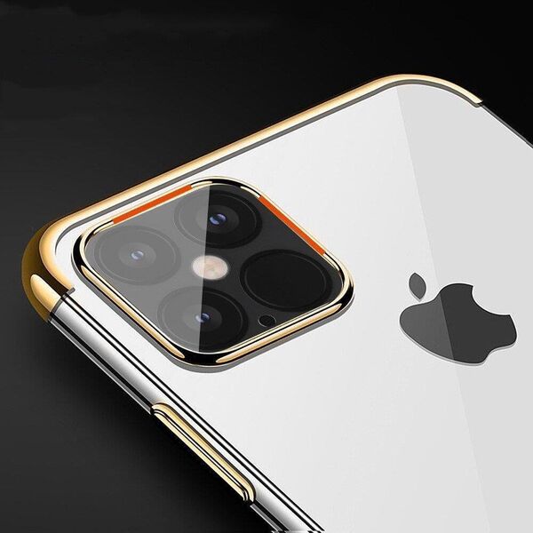 Hurtel Clear Color case żelowy pokrowiec etui z metaliczną ramką Samsung Galaxy A33 5G niebieski 12523399 9145576264584