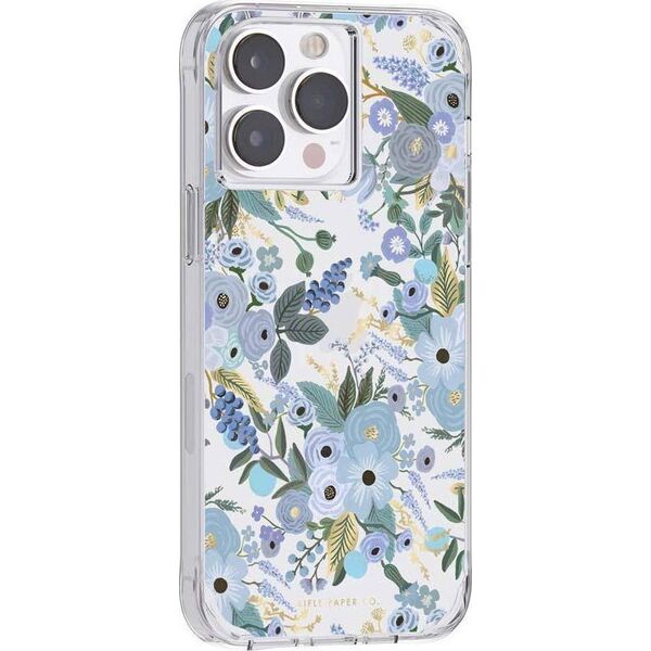 Rifle Paper Clear - Etui iPhone 14 Pro Max (Garden Party Blue) 12523999 840171720105