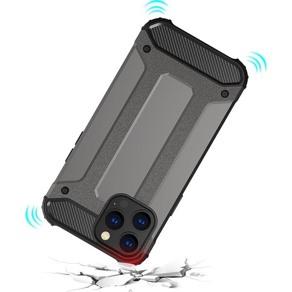 Hurtel Hybrid Armor etui iPhone 14 Pro pancerny hybrydowy pokrowiec niebieskie 12524044 9145576265840