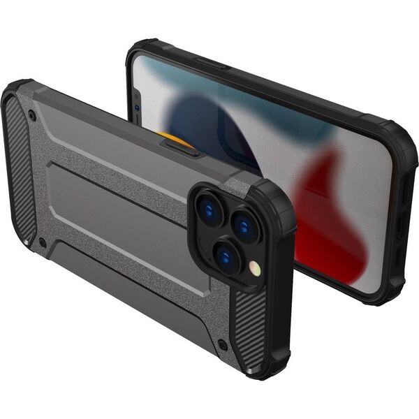 Hurtel Hybrid Armor etui iPhone 14 Pro Max pancerny hybrydowy pokrowiec niebieskie 12524056 9145576265864