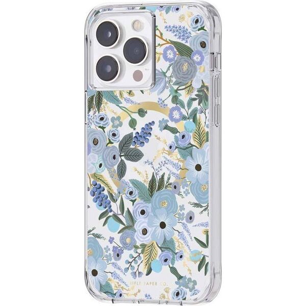 Rifle Paper Clear MagSafe - Etui iPhone 14 Pro Max (Garden Party Blue) 12526045 840171720112