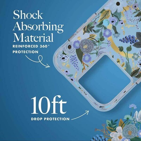 Rifle Paper Clear MagSafe - Etui iPhone 14 Pro Max (Garden Party Blue) 12526045 840171720112