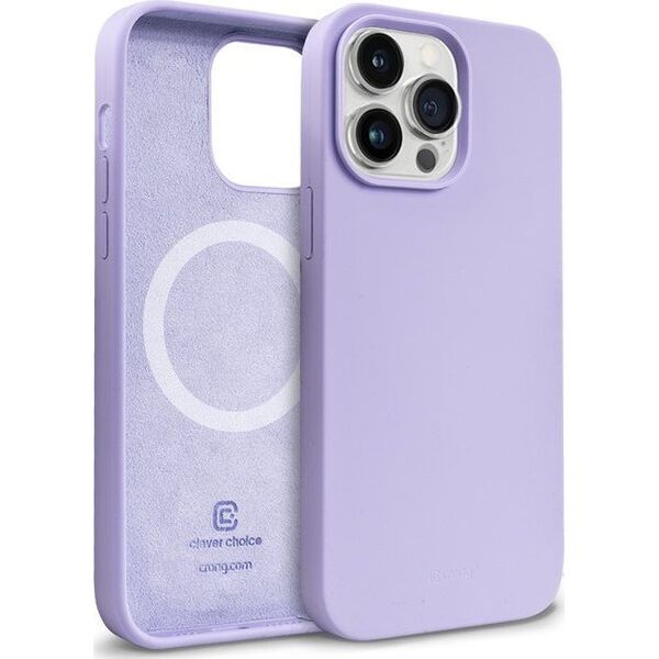 Crong Crong Color Cover Magnetic - Etui iPhone 14 Pro Max MagSafe (fioletowy) 12526922 5904310702331