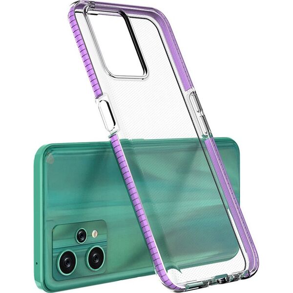 Hurtel Spring Case etui Realme 9 Pro silikonowy pokrowiec z ramką jasnoniebieskie 12529508 9145576265185