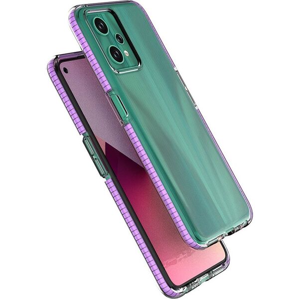Hurtel Spring Case etui Realme 9 Pro silikonowy pokrowiec z ramką jasnoniebieskie 12529508 9145576265185