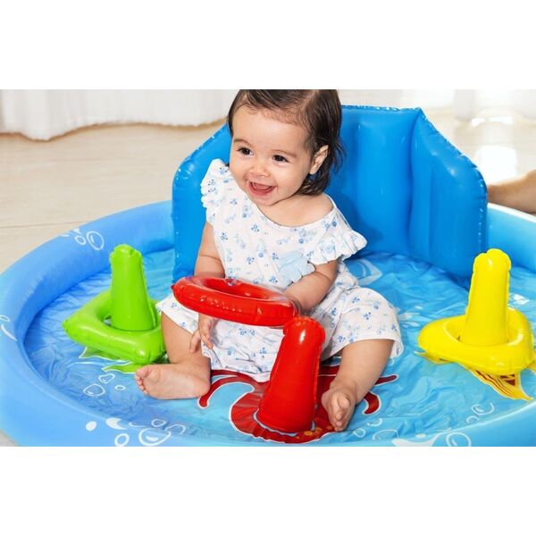 Bestway Bestway 52568 Basenik dmuchany z daszkiem, oparciem i sorterem 1.15m x 89cm x 76cm 12529591 6941607330401