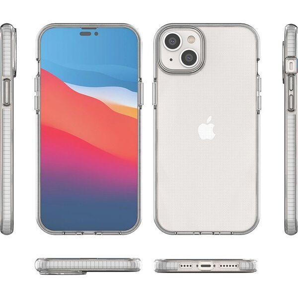 Hurtel Spring Case etui iPhone 14 Plus silikonowy pokrowiec z ramką jasnoniebieskie 12531473 9145576265345