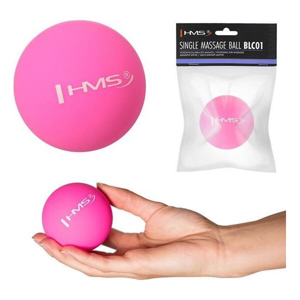 HMS BLC01 PINK LACROSSE POJEDYNCZA PIŁKA DO MASAŻU HMS 12531708 5907695510553
