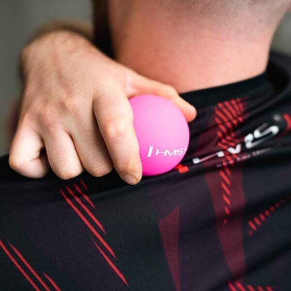 HMS BLC01 PINK LACROSSE POJEDYNCZA PIŁKA DO MASAŻU HMS 12531708 5907695510553