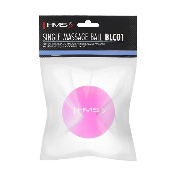 HMS BLC01 PINK LACROSSE POJEDYNCZA PIŁKA DO MASAŻU HMS 12531708 5907695510553