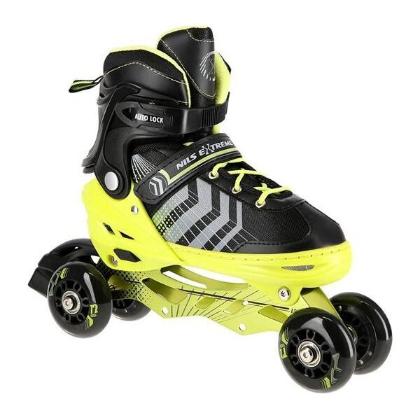 Rolki Nils Extreme NH18192 z wymienną płozą regulowane zielone r. 39-43 12531785 5907695599480