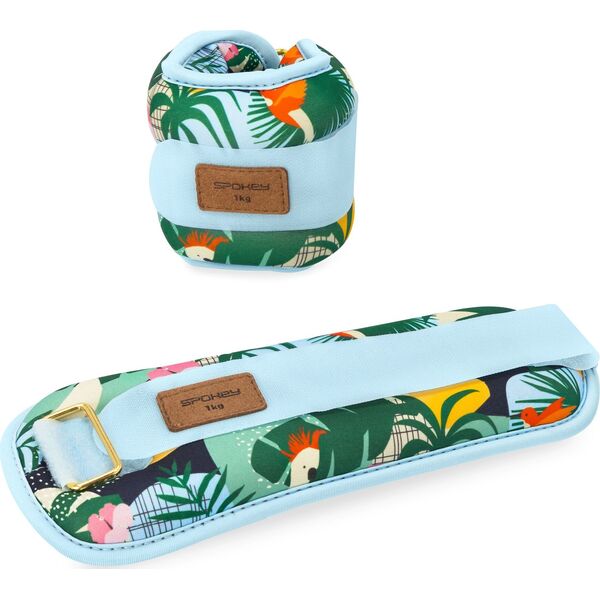 Spokey Obciążenia na kostki i nadgarstki HOME JUNGLE 2x 1 kg 12533566 5905339415240
