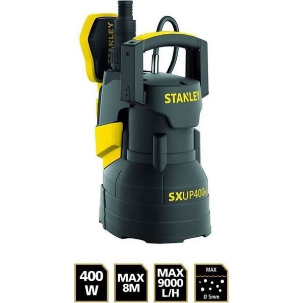 Stanley STANLEY - Pompa prózniowa do czystej wody w piwnicy 400 W - Plastik 12539533 8016287517669
