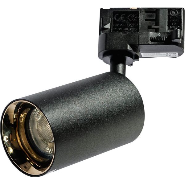 Azzardo Lampa do 3-fazowego szynoprzewodu Eiger AZ4206 czarny złoty 12539753 5901238442066