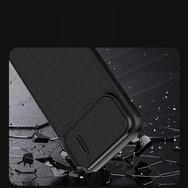 Pokrowiec Nillkin Nillkin Textured S Case etui iPhone 14 Plus pancerny pokrowiec z osłoną na aparat czarny 12550457 6902048249592