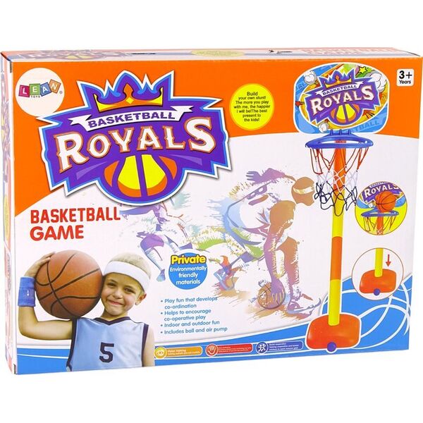 LeanToys Zestaw Do Koszykówki Kosz Piłka 120 cm Pompka 12552818 5905214978136