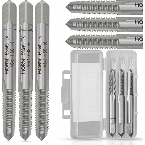 ARTPOL ARTPOL KOMPLET GWINTOWNIKÓW RĘCZNYCH M 6x1,00mm  3szt. 12554489 5900171566402