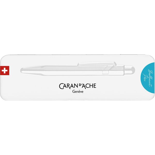 Caran d`Arche Długopis CARAN D'ACHE 849 Colormat-X, M, w pudełku, turkusowy 12554944 7630002351881