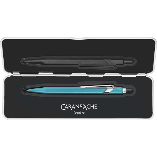Caran d`Arche Długopis CARAN D'ACHE 849 Colormat-X, M, w pudełku, turkusowy 12554944 7630002351881