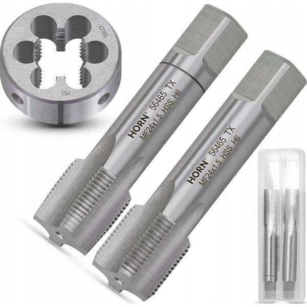 ARTPOL ARTPOL KOMPLET GWINTOWNIKÓW RĘCZNYCH M24x1,50mm 2szt. 12555427 5900171564651