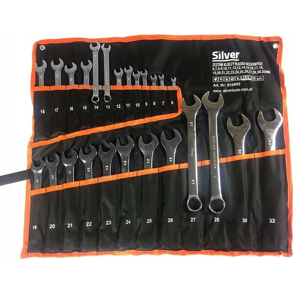 Silver KLUCZ PŁASKO-OCZKOWY 6-32mm    25szt. /SILVER 12555432 5907589364453
