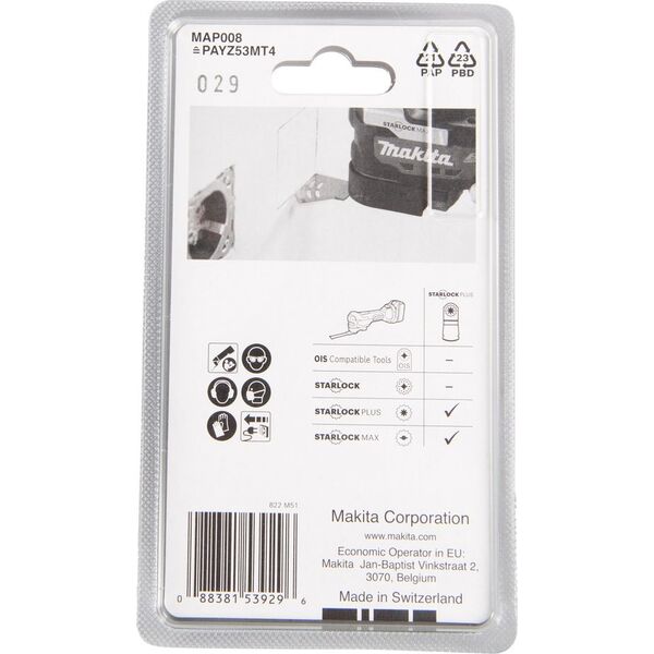 Makita MAKITA MT BRZESZCZOT MULTITOOL TC/HM DO BETONU KOMÓRKOWEGO 12555567 88381539296