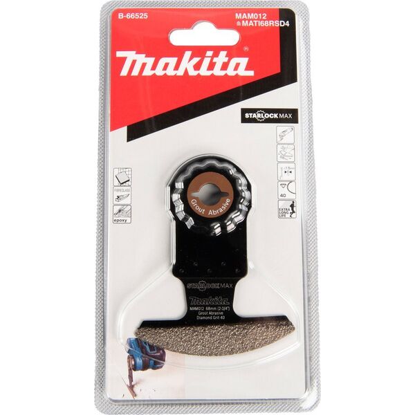 Makita MAKITA MT BRZESZCZOT ŁUKOWY DIAMENT 68mm K40 MULTITOOL STARLOCK MAX 12555572 88381539425