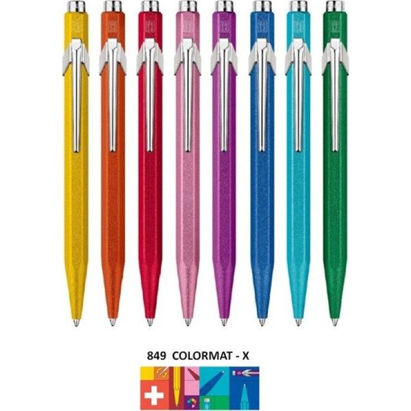 Caran d`Arche Długopis CARAN D'ACHE 849 Colormat-X, M, turkusowy 12556621 7630002351423
