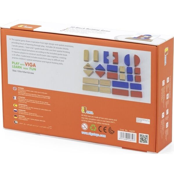 Viga Viga 44659 Gra edukacyjna - budowanie 3D 12562170 6971608446597