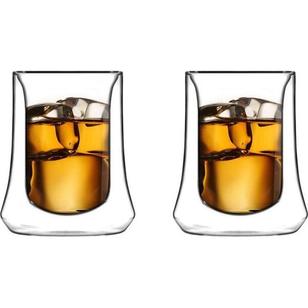 Vialli Design Komplet 2 szklanek niskich z podwójną ścianką Soho 240 ml 8920 12562619 5901638728920