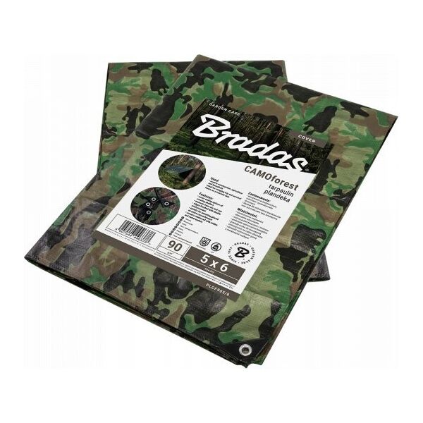 Plandeka Bradas Plandeka kamuflażowa moro CAMOforest 8 x 12m 90 g. 12563662 5907544446439