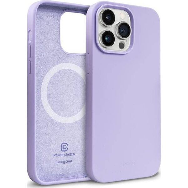 Crong Crong Color Cover Magnetic - Etui iPhone 14 Pro MagSafe (fioletowy) 12563673 5904310702317