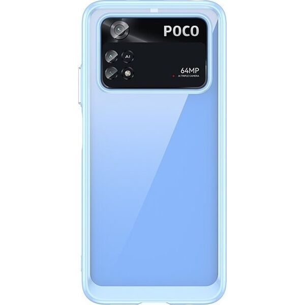 Hurtel Outer Space Case etui Xiaomi Poco M4 Pro pokrowiec z elastyczną ramką niebieskie 12564724 5907769310812