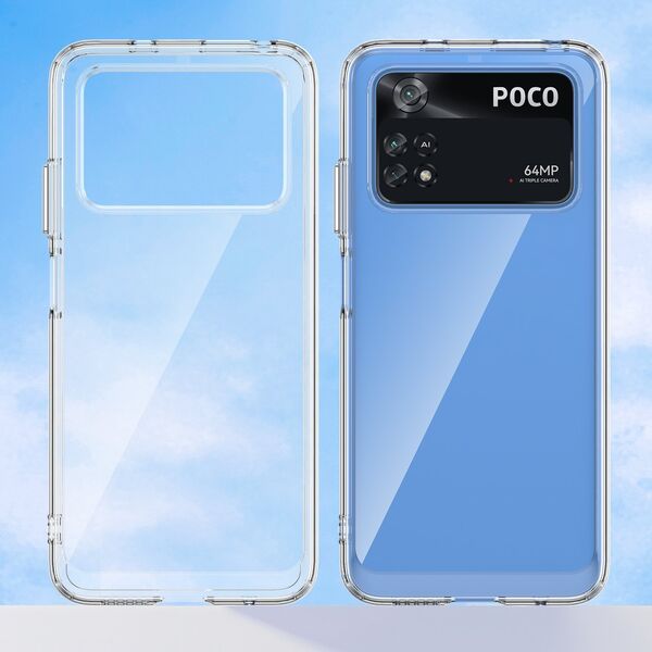 Hurtel Outer Space Case etui Xiaomi Poco M4 Pro pokrowiec z elastyczną ramką niebieskie 12564724 5907769310812