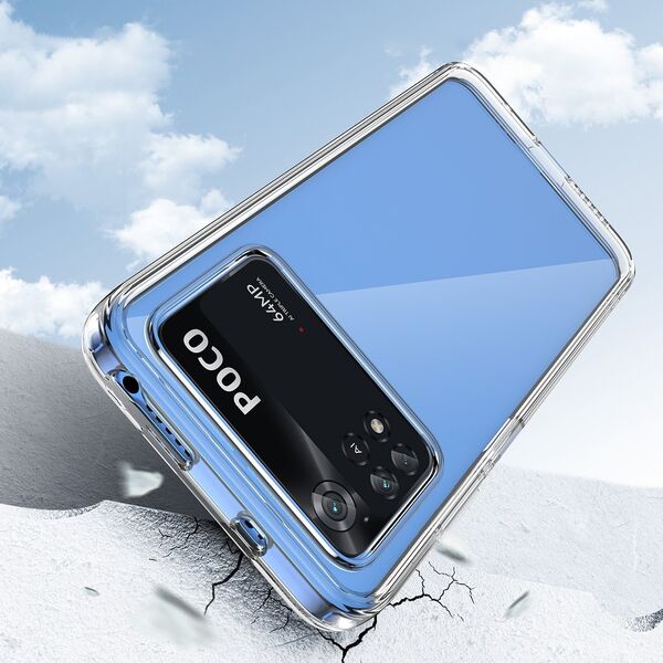 Hurtel Outer Space Case etui Xiaomi Poco M4 Pro pokrowiec z elastyczną ramką niebieskie 12564724 5907769310812