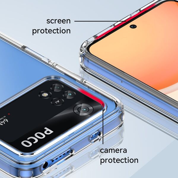 Hurtel Outer Space Case etui Xiaomi Poco M4 Pro pokrowiec z elastyczną ramką niebieskie 12564724 5907769310812