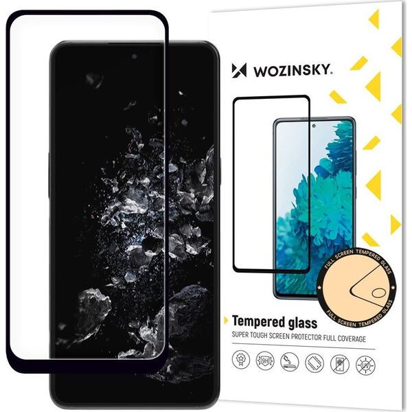Wozinsky Wozinsky Full Glue Tempered Glass szkło hartowane OnePlus 10T / OnePlus Ace Pro 9H na cały ekran z czarną ramką 12564726 5907769309465