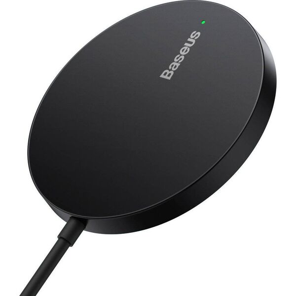 Ładowarka Baseus Ładowarka bezprzewodowa Baseus Simple Mini3 MagSafe 15W (czarna) 12568133 6932172618643