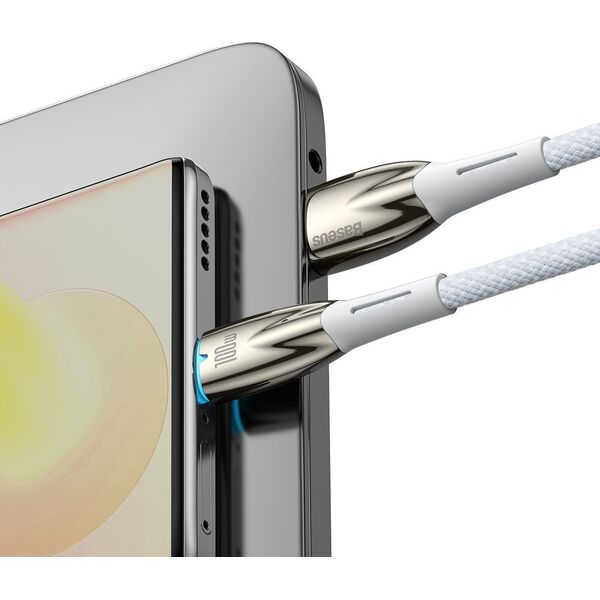 Kabel USB Baseus USB-A - USB-C 1 m Biały (BSU3851) 12568233 6932172617981