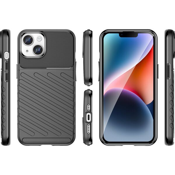 Hurtel Thunder Case etui iPhone 14 pancerny pokrowiec czarny 12568461 9145576267288